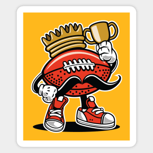 American Football Royalty Sticker